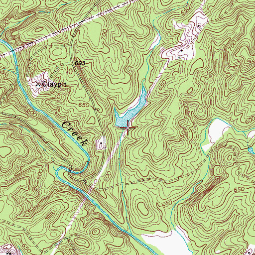 Topographic Map of Modler Pond Dam D-3420, SC