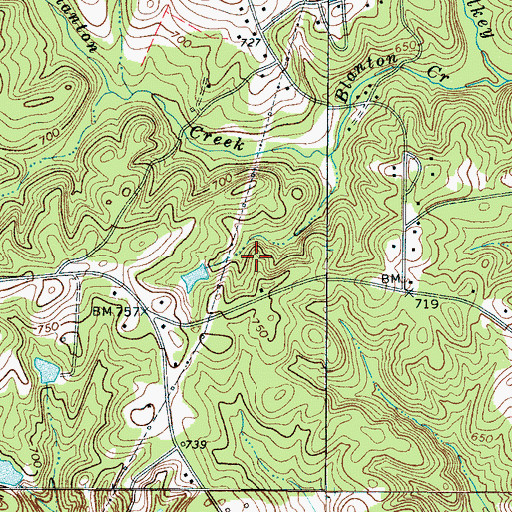 Topographic Map of Long Pond Dam D-3414, SC