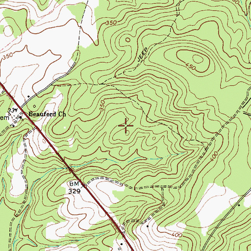 Topographic Map of Kirkleys Small Pond Dam D-3238, SC