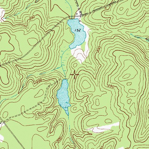 Topographic Map of Development Dam D-2545, SC