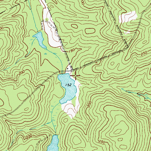 Topographic Map of Thomas Pond Dam D-1868, SC