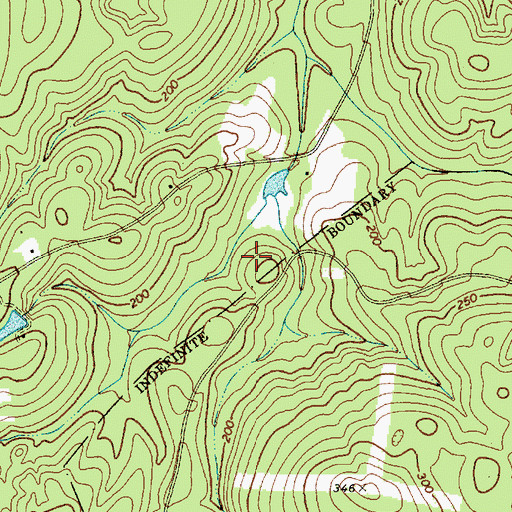 Topographic Map of Mcbride Pond Dam D-3229, SC