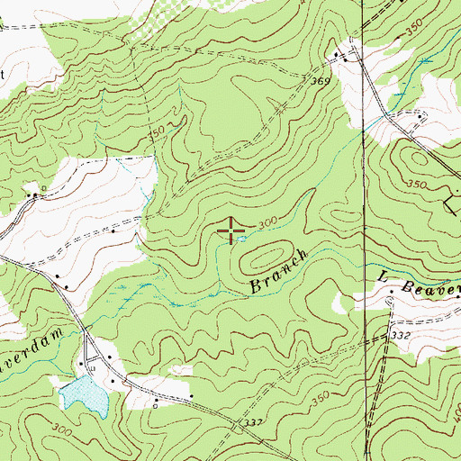 Topographic Map of Morrison Pond Dam D-3214, SC