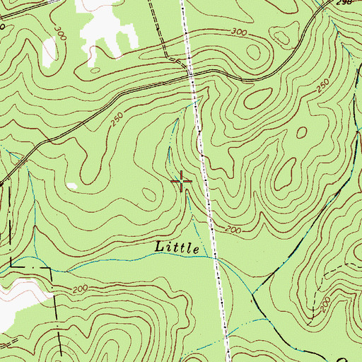 Topographic Map of Brown Springs Pond Dam D-3212, SC