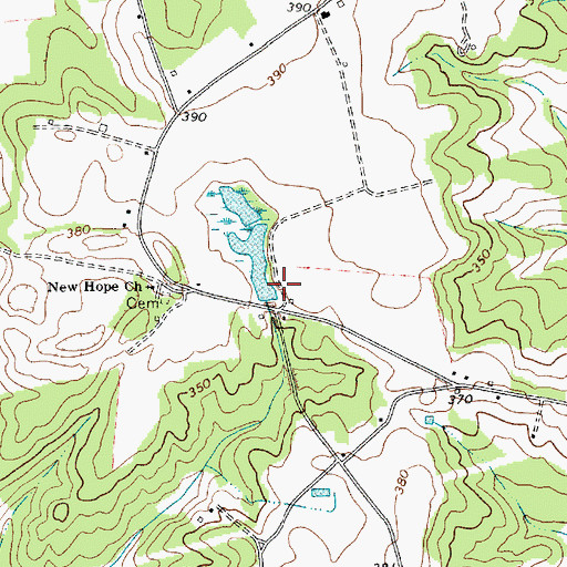 Topographic Map of Sowells Pond Dam D-1832, SC