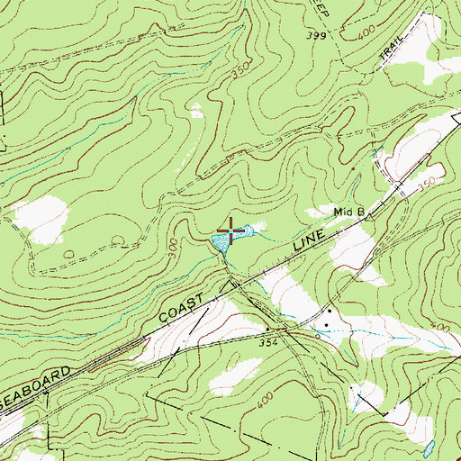 Topographic Map of Middendorf Pond Dam D-3199, SC