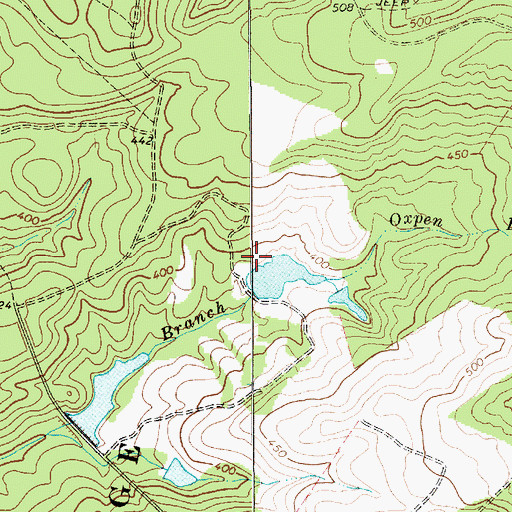 Topographic Map of Oxpen Lake Dam D-3193, SC