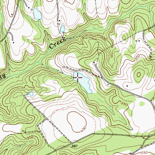 Topographic Map of Herb Leard Pond Dam D-3181, SC