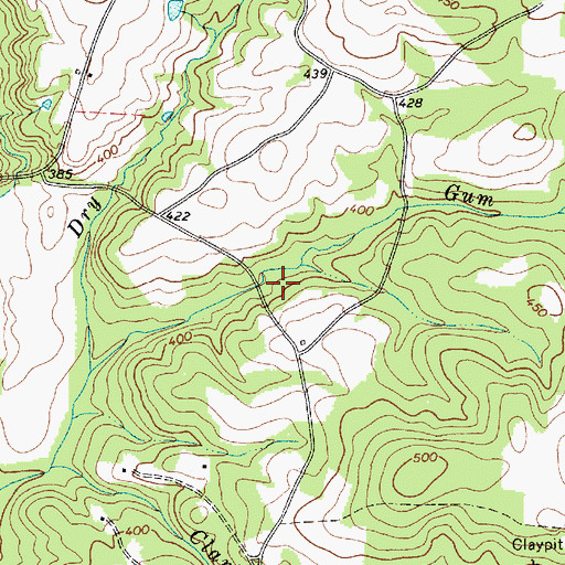 Topographic Map of McLeod Pond Dam D-3175, SC