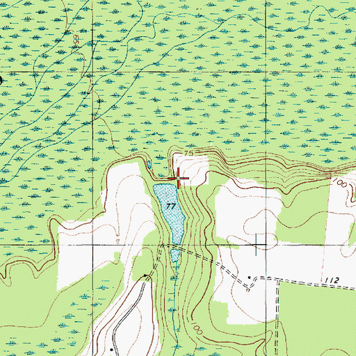 Topographic Map of Plowden Pond Dam D-3493, SC