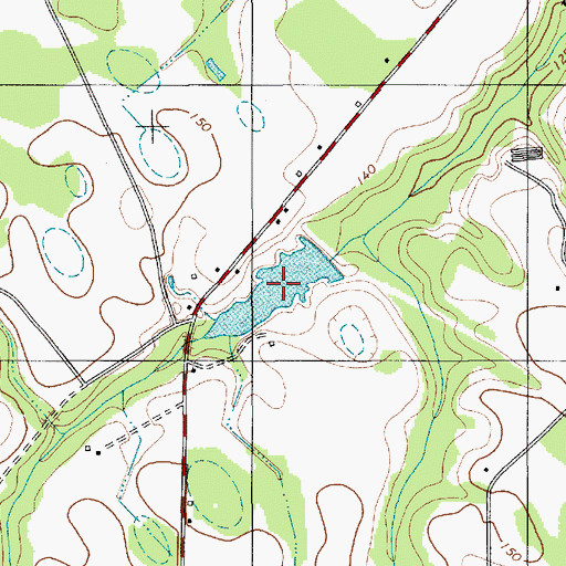 Topographic Map of Berry Pond, SC