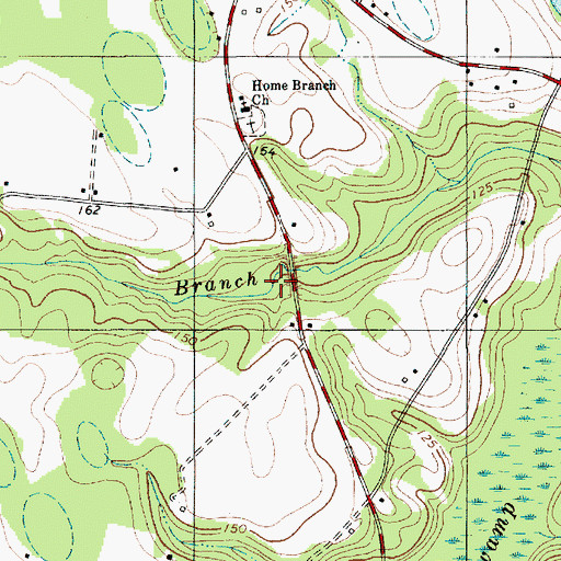 Topographic Map of W J Jackson Pond Dam D-3488, SC