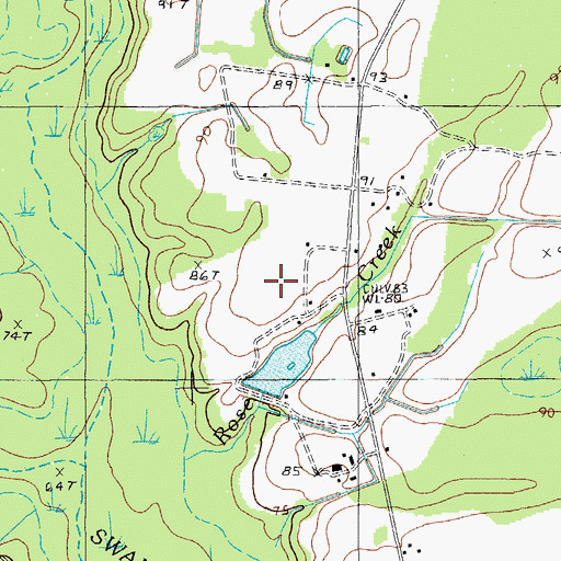 Topographic Map of Buddin Pond, SC