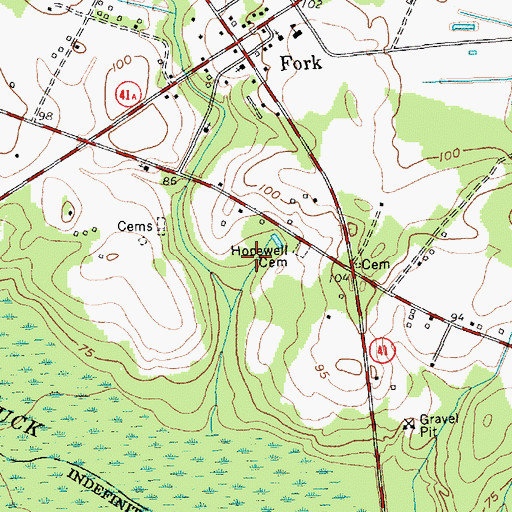 Topographic Map of Fowlers Second Pond Dam D-3607, SC
