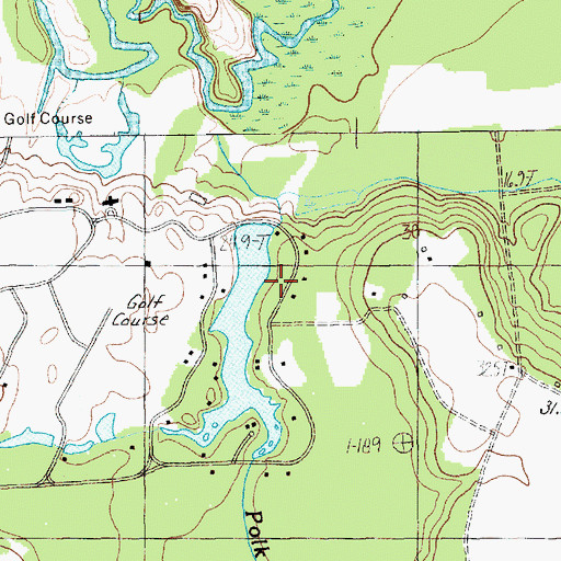 Topographic Map of Country Club Sc Pond Dam D-3571, SC