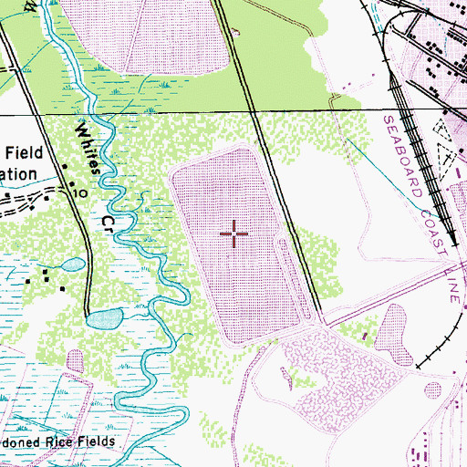 Topographic Map of Ip Two Waste Pond Dam D-3587, SC