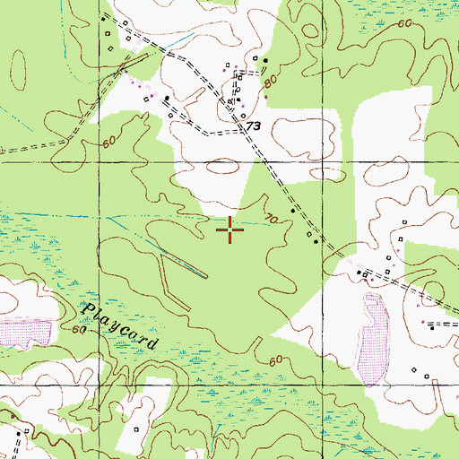 Topographic Map of Sarvis Pond Dam D-3614, SC