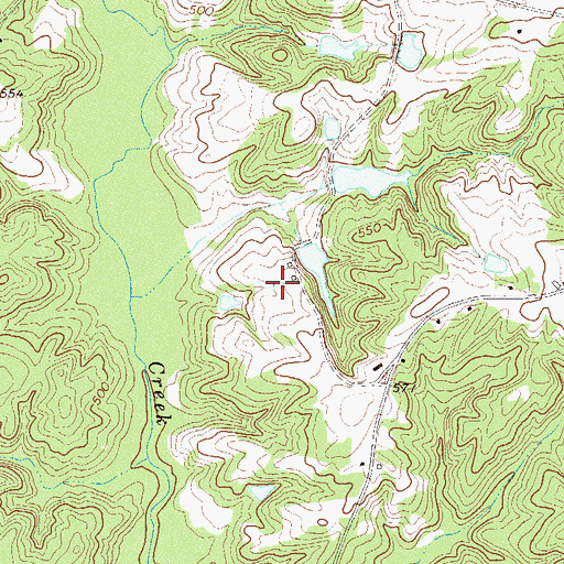 Topographic Map of South Carolina Noname 30026 D-2973 Dam, SC