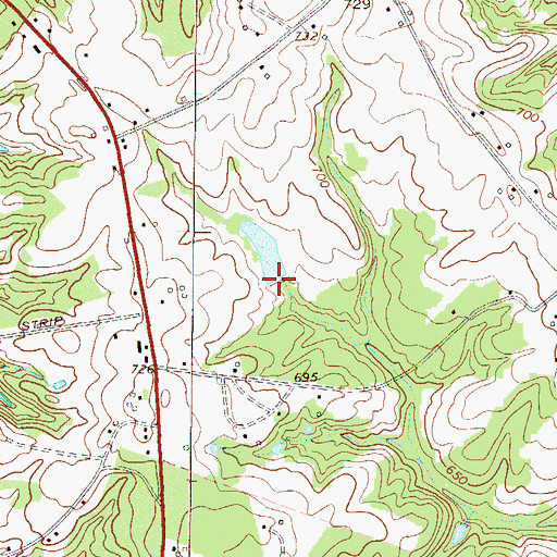 Topographic Map of Knights Pond Dam D-2969, SC