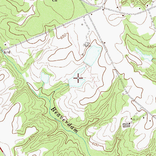 Topographic Map of Dennon Jones Lower Pond, SC