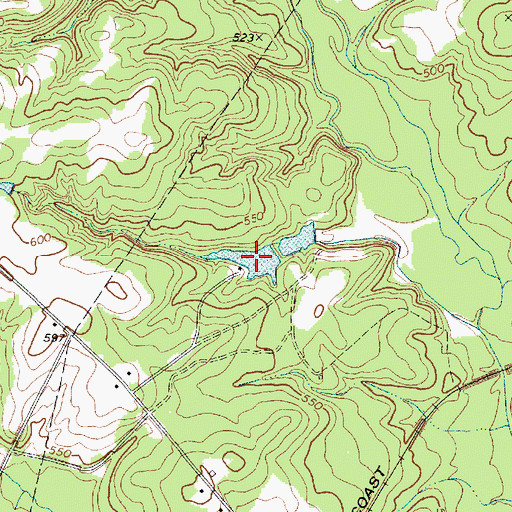 Topographic Map of Blackmonds Pond, SC