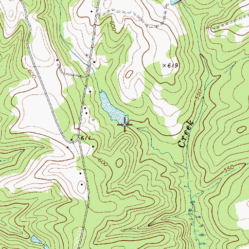 Topographic Map of Cannon Pond Dam D-2994, SC