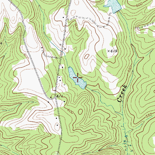 Topographic Map of Cannon Pond, SC