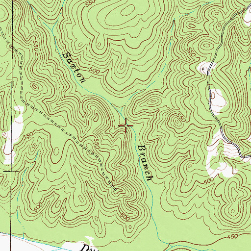 Topographic Map of Duncan Creek WCD Dam Number 10 D-2997, SC