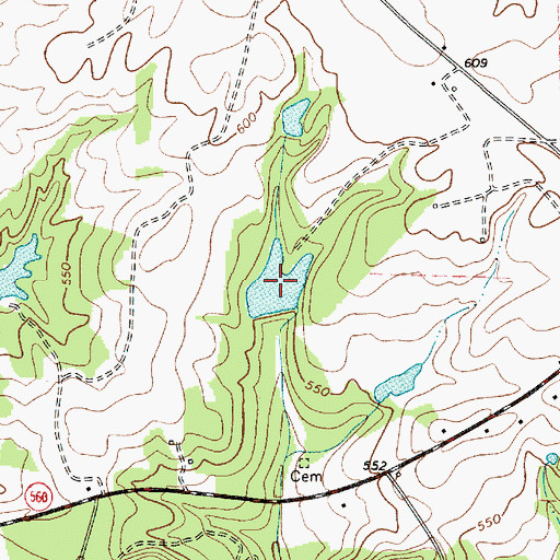 Topographic Map of Bedenbaugh Pond Number One, SC