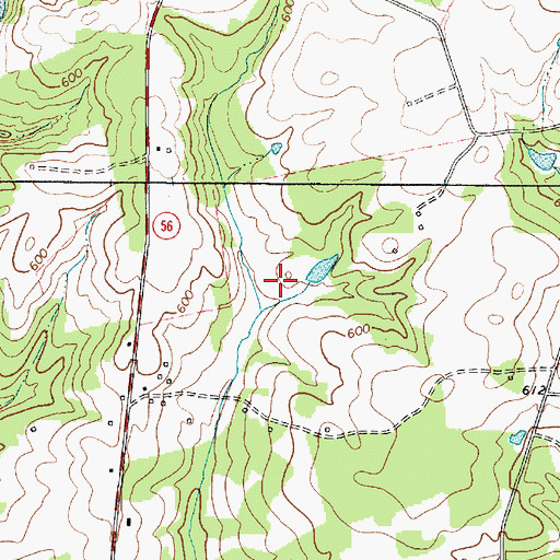 Topographic Map of Boyd Pond Dam D-3004, SC
