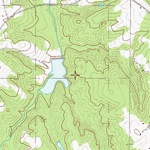 Topographic Map of Beaverdam Warrior WCD Dam Four D-3008, SC