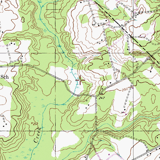 Topographic Map of Honeysucker Pond, SC