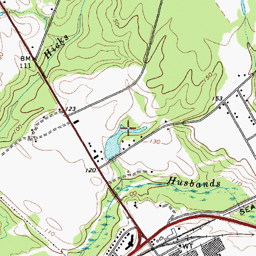 Topographic Map of Rollins Pond, SC