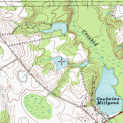 Topographic Map of Quick Pond, SC