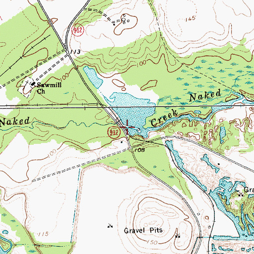 Topographic Map of Becker Pond Dam D-3449, SC