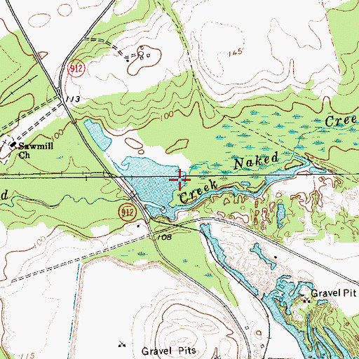 Topographic Map of Becker Pond, SC