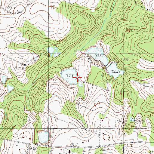 Topographic Map of Boylston Pond Dam D-3709, SC