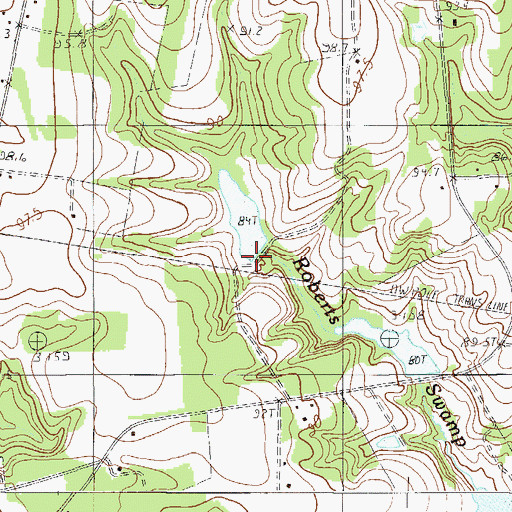 Topographic Map of Bonnettes Pond Dam D-3729, SC