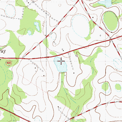 Topographic Map of Williamsons Pond Dam D-3750, SC