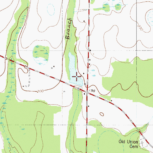 Topographic Map of Whetstone Fishing Lake Dam D-3765, SC