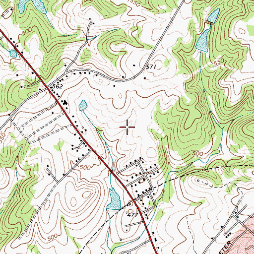 Topographic Map of Harshaw Pond Dam D-3666, SC
