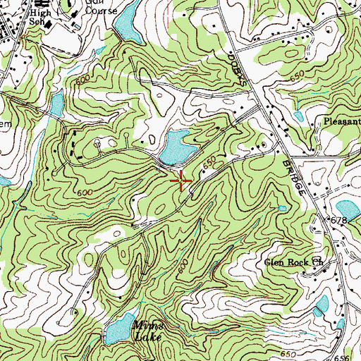 Topographic Map of McCorkle Pond, SC