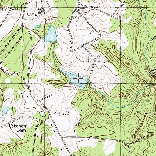 Topographic Map of Grain Pond, SC
