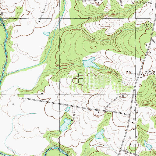 Topographic Map of Workman Incorporated Pond, SC