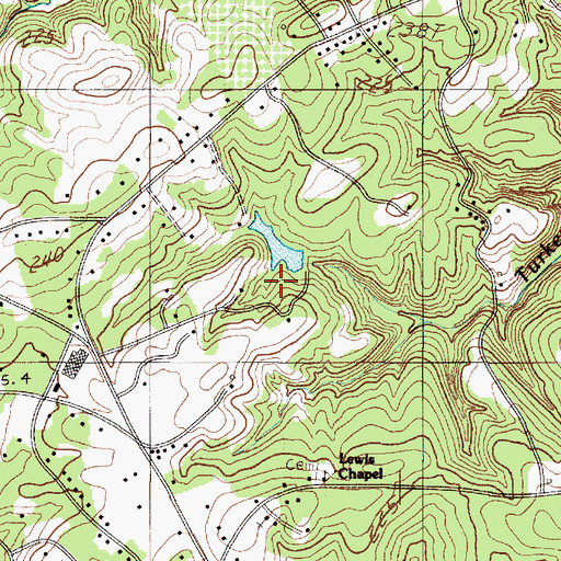 Topographic Map of H Deal Pond Dam D-3370, SC