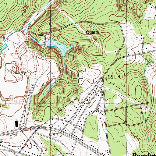 Topographic Map of Lithium Corporation Pond, SC