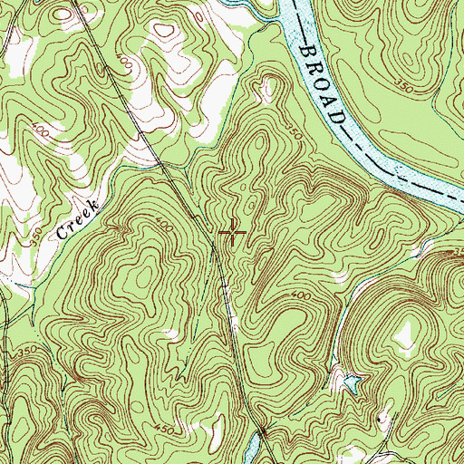 Topographic Map of McDaniels Pond, SC