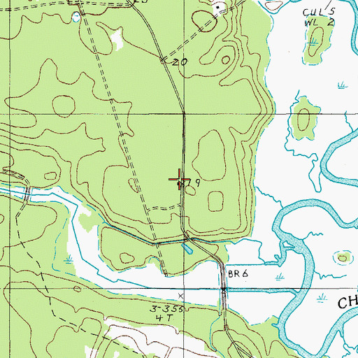 Topographic Map of Bethel Church, SC