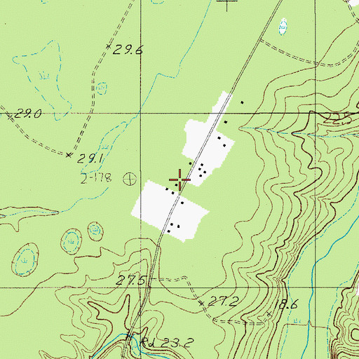 Topographic Map of Big Gate School (historical), SC