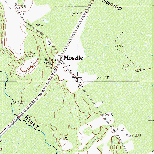 Topographic Map of God of Prophesy Church, SC